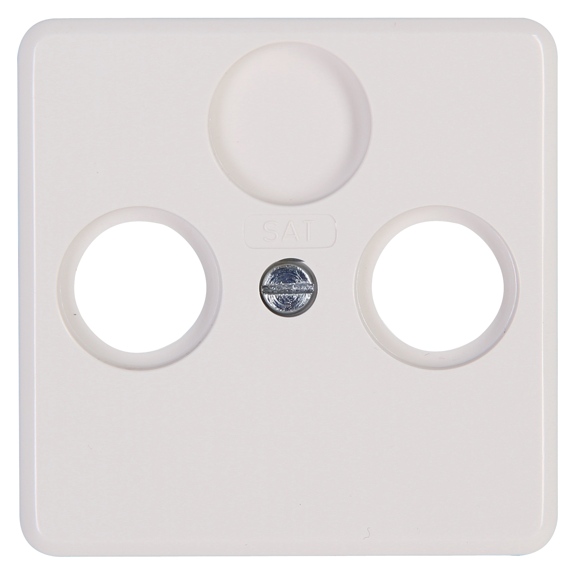 Kopp Antennenabdeckung TV/RF MILANO weiß