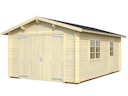 Vorschaubild Palmako Garage Roger 19,0 m² - 44 mm - mit Holztor