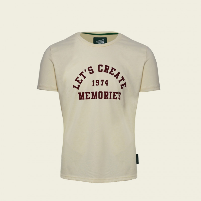 Big Green Egg T-Shirt - Lets create - Weiß/Rot - 2XLarge