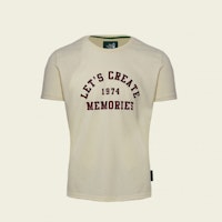 Big Green Egg T-Shirt - Lets create - Weiß/Rot