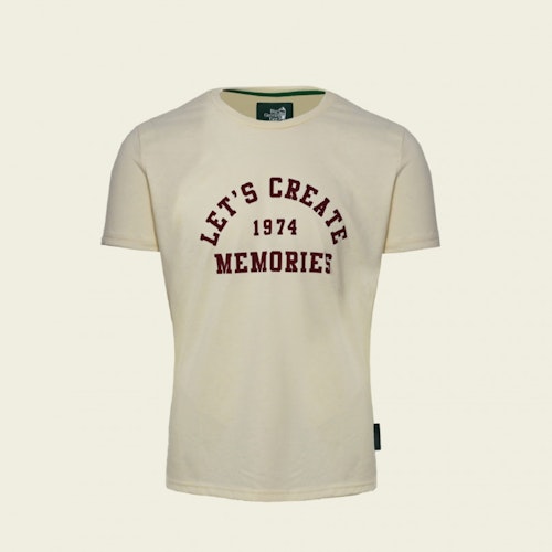 Big Green Egg T-Shirt - Lets create - Weiß/Rot