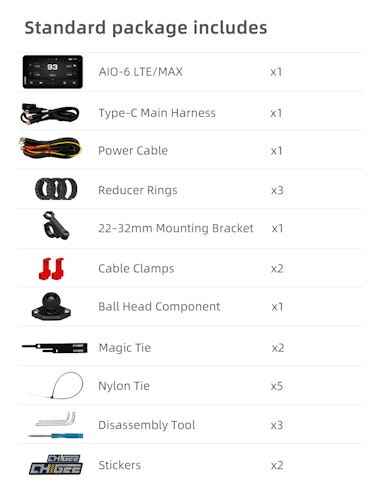 Chigee AIO-6 LTE Smart Riding System Basis Version