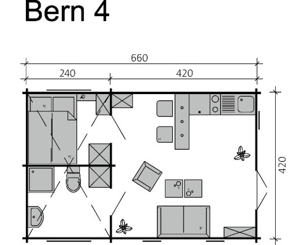 Skan Holz 45 mm Blockbohlenhaus Bern 4