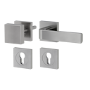 Vorschaubild Griffwerk Wechselgarnitur GRAPH SQUARE - Rosetten eckig