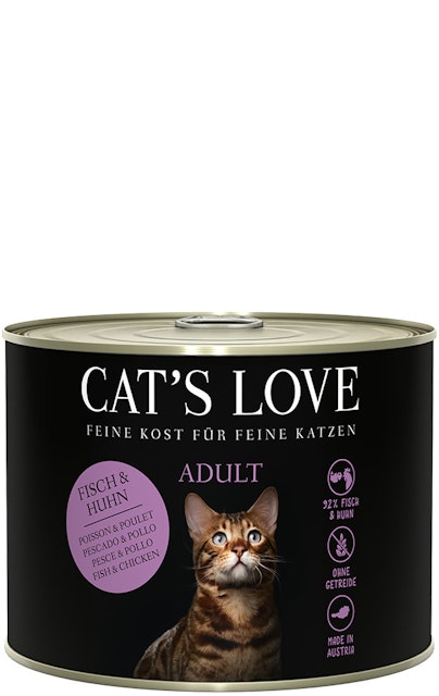 Cat's Love Adult Mix 200g Dose KatzennassfutterVorschaubild