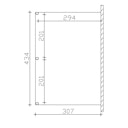 Vorschaubild Skan Holz Aluminium Terrassenüberdachung Garda Breite 434 cm