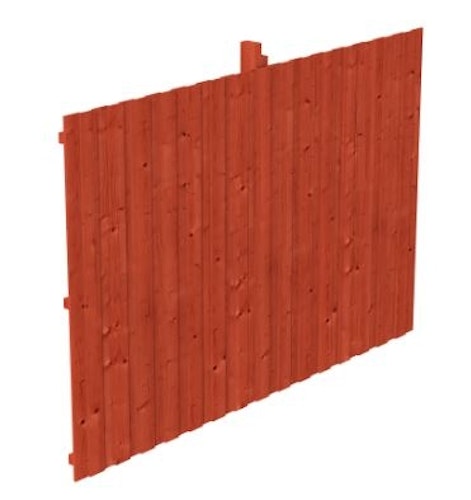 Skan Holz Rückwand für Leimholz Einzel- Carports - Deckelschalung