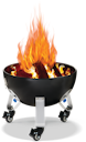 Vorschaubild Napoleon Holzkohle-Watersmoker Apollo 18, 3 in 1 Smoker, Ø47cm