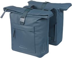 Basil Doppeltasche Brooklyn blau