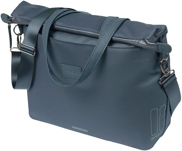 Basil Manhatten Hook-On System Commutertasche blau