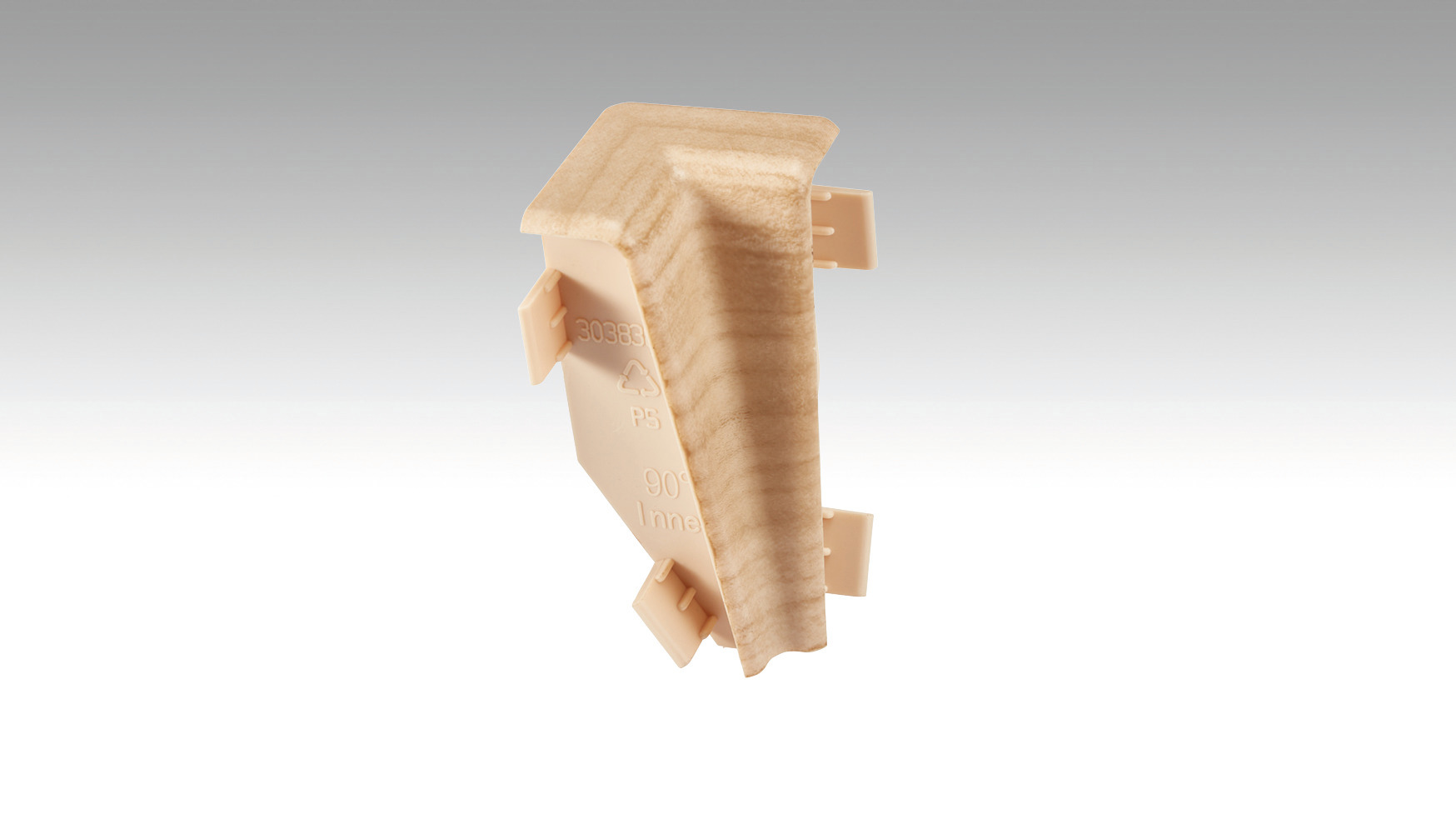 Thumbnail - MEISTER Innenecken Fußleiste Profil 3PK (4 Stk./VPE)  Eiche hell 2034