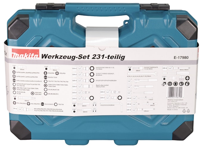 Makita Werkzeug-Set 231-tlg. E-17980