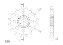 Vorschaubild Supersprox Ritzel 530 17Z