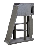 TRIXIE Kratzbaum Active, grau mit Kletterrampe, 122 cm