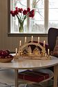 Vorschaubild Konstsmide Weihnachtsbeleuchtung  Holzsilhouette sieben Kerzen