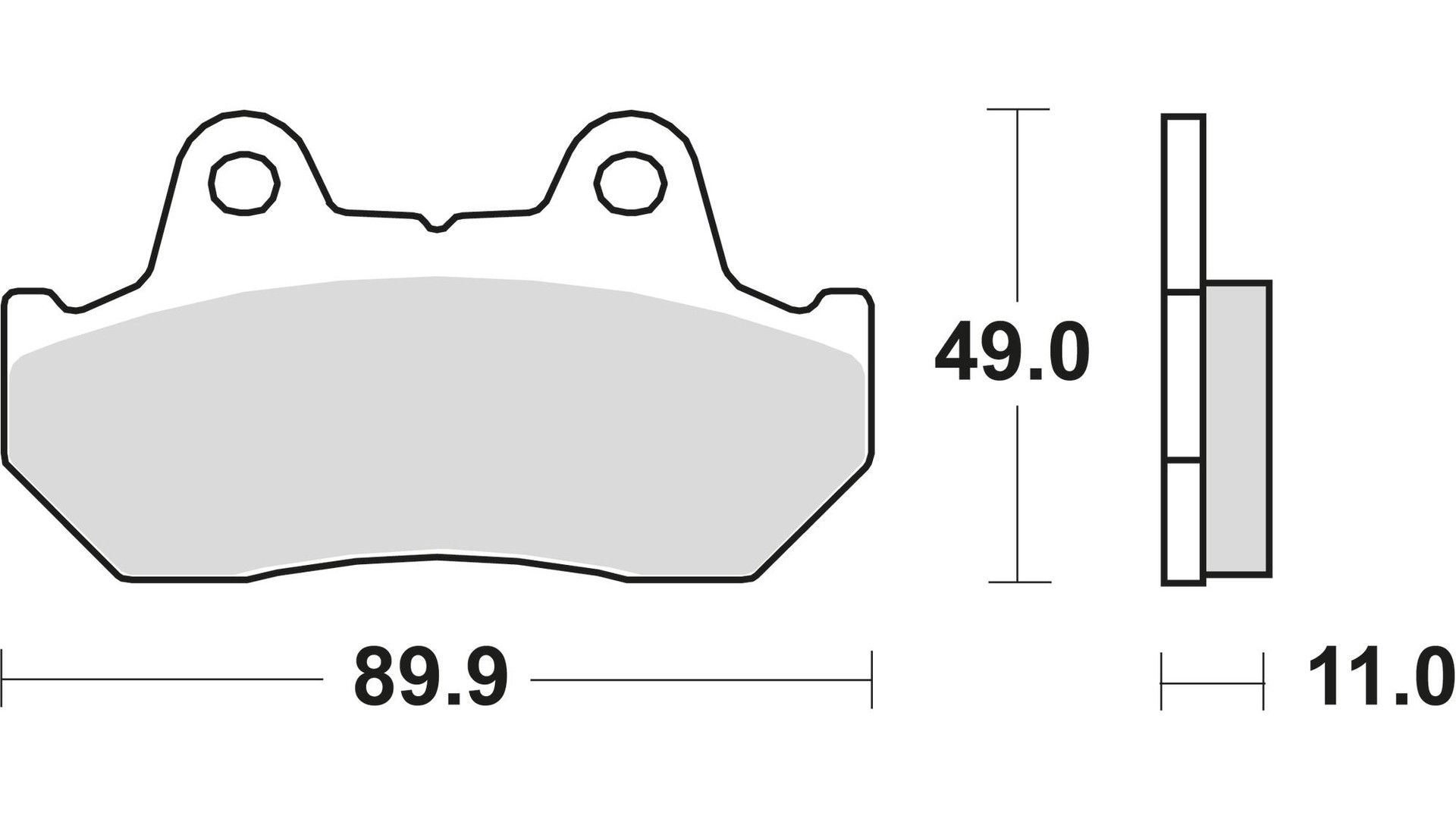 TRW Bremsbelag MCB 512 mit Zulassung