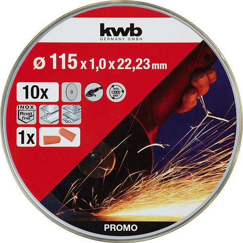 kwb 10 Dünntrennsch. 115x1,0 Dose 712021