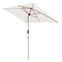 Vorschaubild doppler Mittelmastschirm ALU WOOD 210 x 140 Auto-Tilt, Aluminium Esche-Optik / 100 % Polyester 180 g/m²