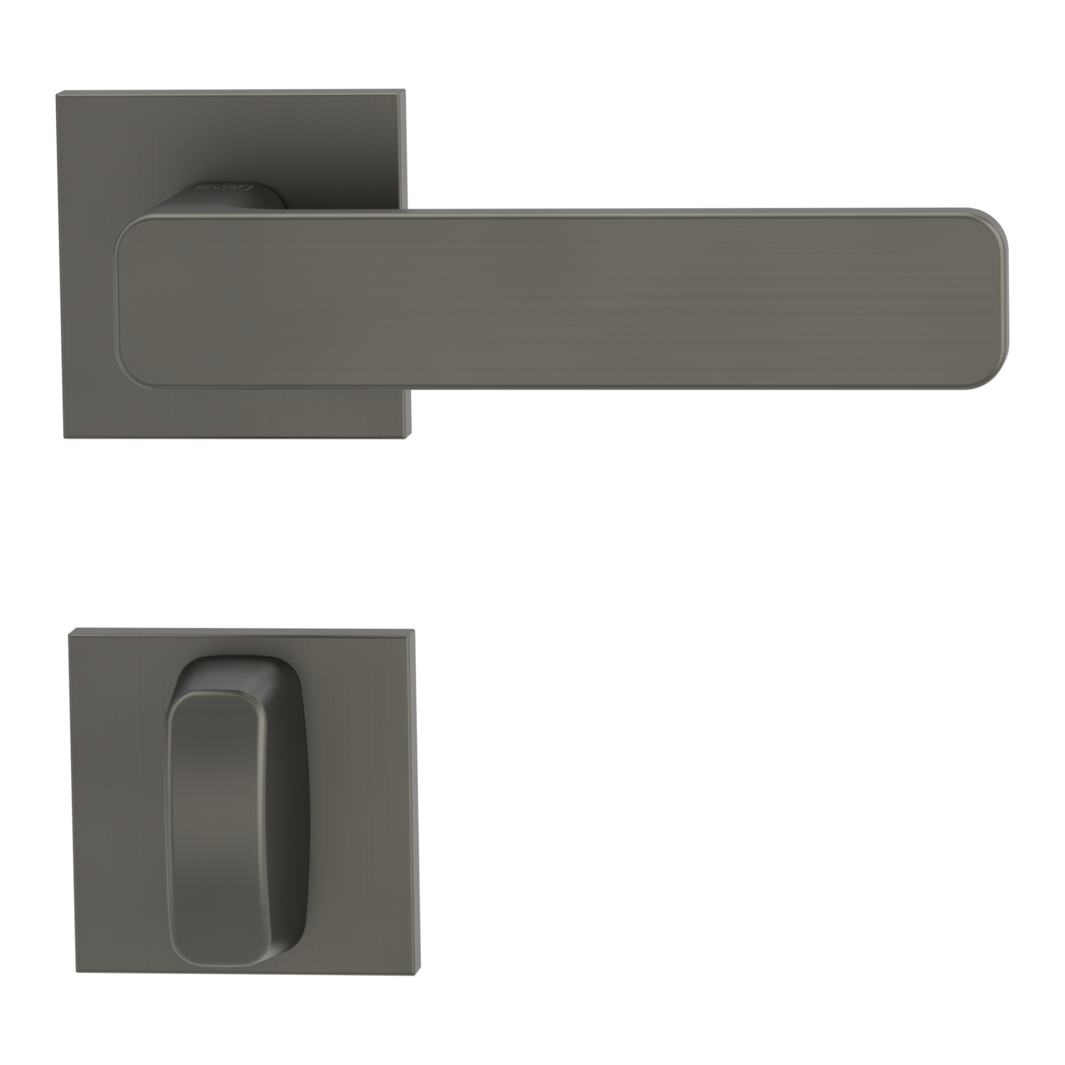 Griffwerk VAYA 265 MINIMAL MODERN fast2fix  Fast2Fix Rosetten eckig  WC Kaschmirgrau