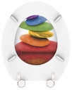 Vorschaubild MDF WC-Sitz COLORFUL STONES