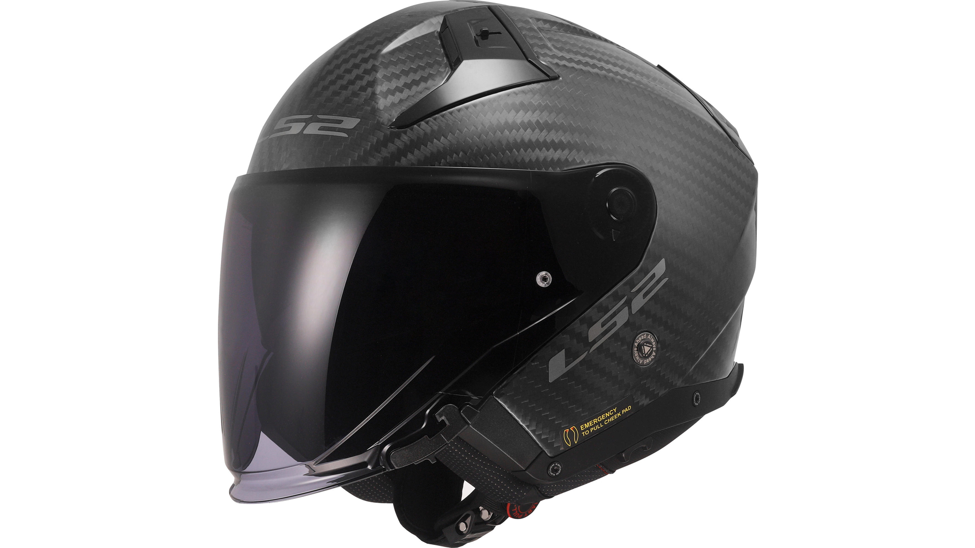 LS2 Jethelm OF603 Infinity II Carbon Solid - Größe XL