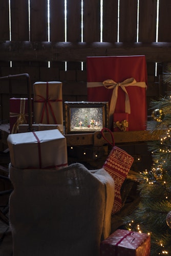 Konstsmide LED Bilderrahmen mit Schneemännern