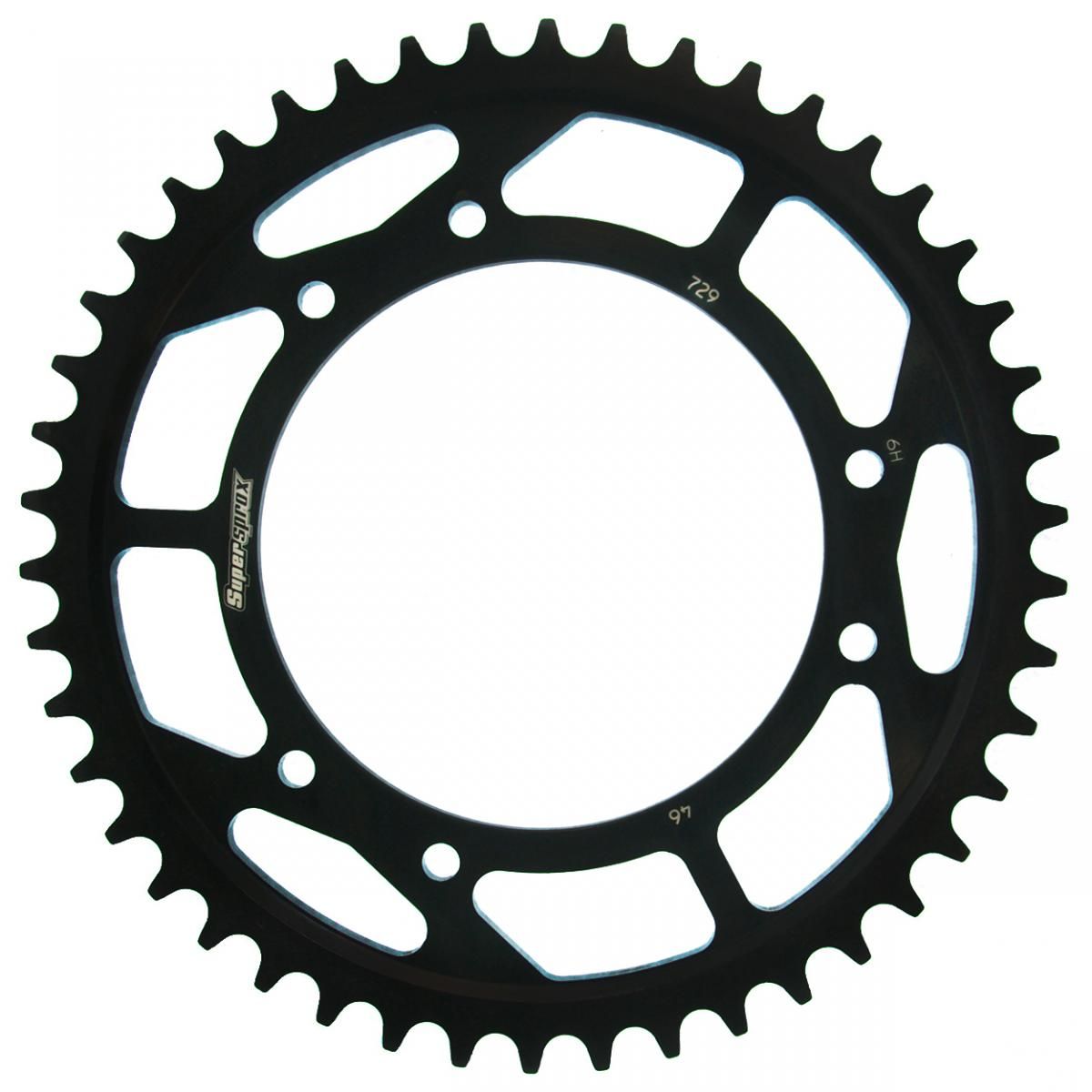 Supersprox Stahl-Kettenrad 530 46Z (Schwarz)