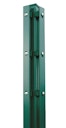 Vorschaubild Kraus DS Eckpfosten S 60x40 mm mit Abdeckschiene - zum Einbetonieren
