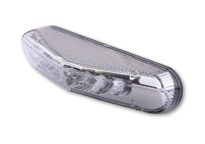 PROTECH X-SHAPE LED-Rücklicht inkl. Kennzeichenbeleuchtung Alu & Stahl  - Universal