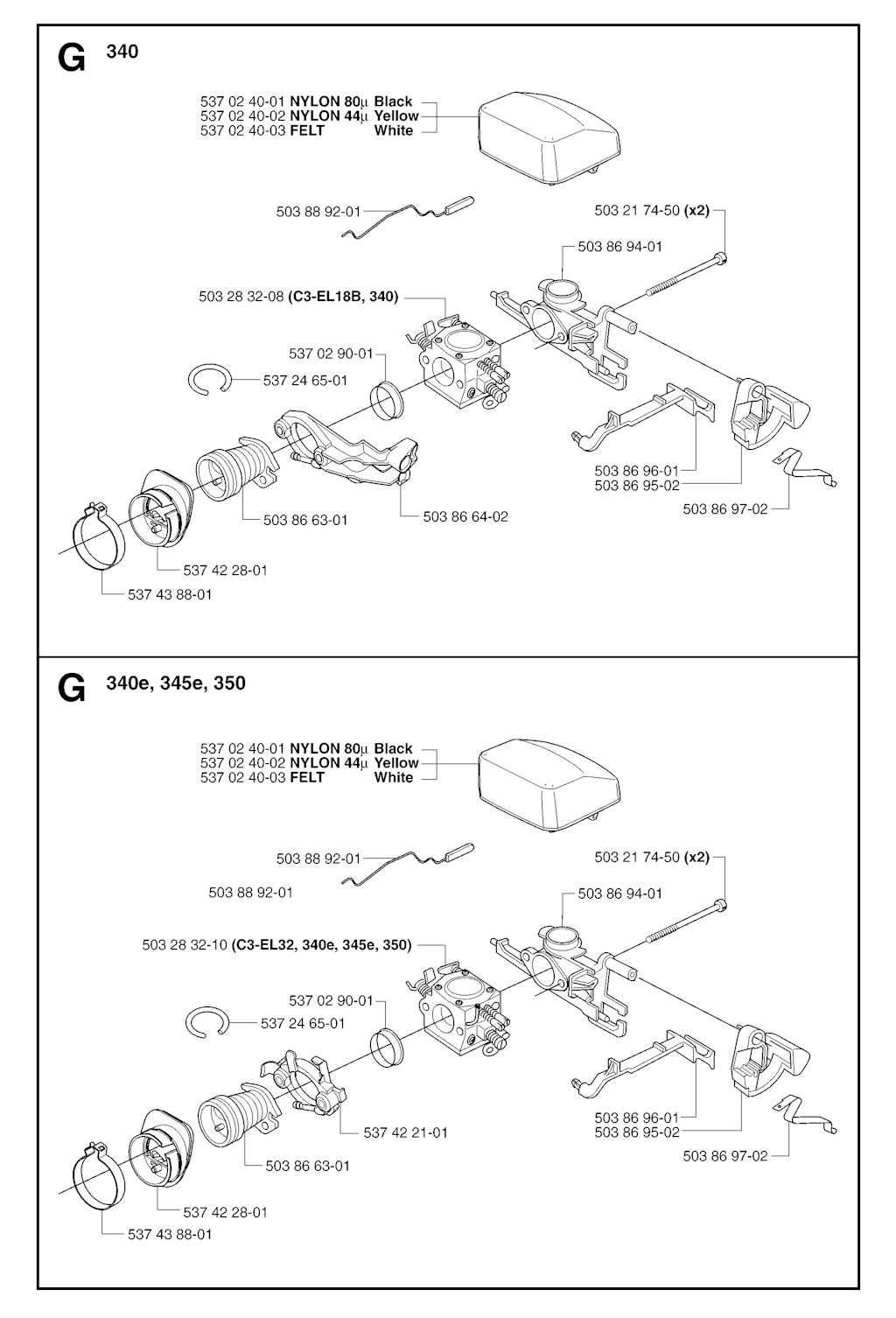 Explosionszeichnung Ersatzteile