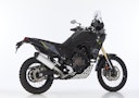 Vorschaubild SHARK SLIP-ON Aluminium poliert/Endkappe Edelstahl schwarz matt beschichtet silber DSX-5 für YAMAHA Ténéré 700,Ténéré 700  EURO4 EURO5 EURO5+