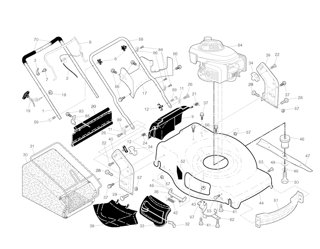 Explosionszeichnung Ersatzteile