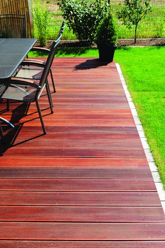 FelixWood®  Terrassendiele Afrikulu Glatt/Glatt Hybrid 21 x 145 mm