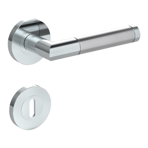 Griffwerk Türgriff LOREDANA PROFESSIONAL Schraubtechnik GK3 - Edelstahl poliert/matt