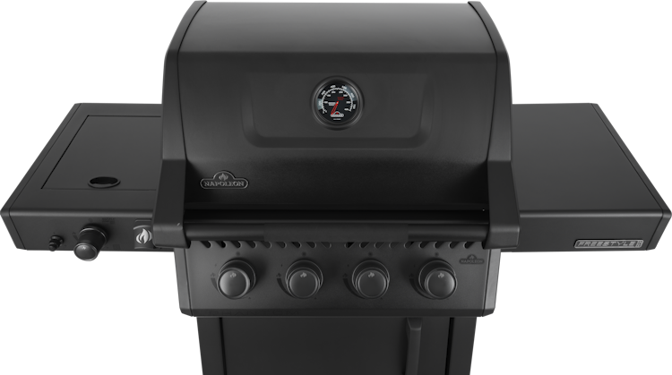 Napoleon Phantom Freestyle PRO 425, mit Edelstahl Rosten und Tür, Mattschwarz