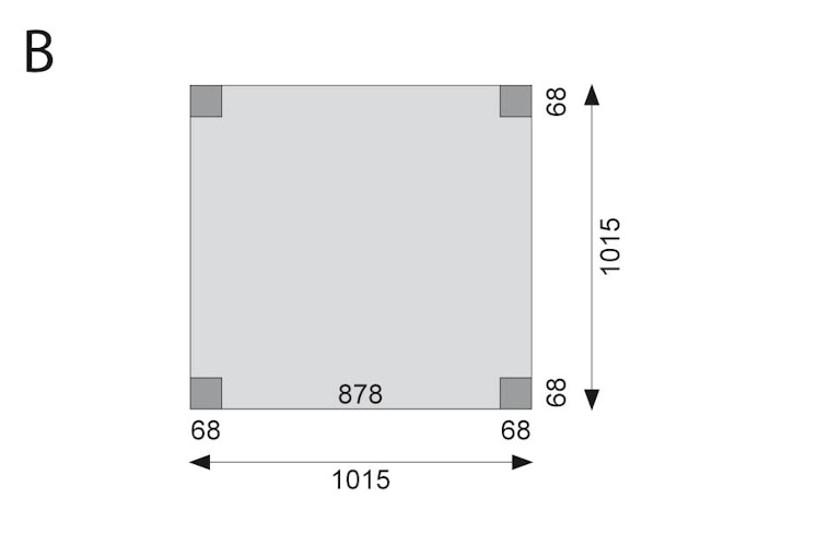 Akubi Kinderspielturm Lotti inkl. Doppelschaukel und Kletterwand