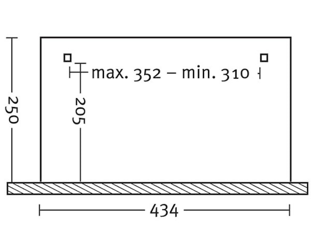 Skan Holz Terrassenüberdachungen Ravenna o. Mittelpfosten Breite 434 cm aus Douglasie
