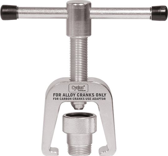 Cyclus Tools Kurbelabzieher für Campagnolo Power Torque Kurbeln silber