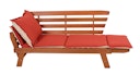 Vorschaubild Garden Pleasure Bank FORTUNA, 195 cm, Eukalyptus / Kissen 100 % Polyester