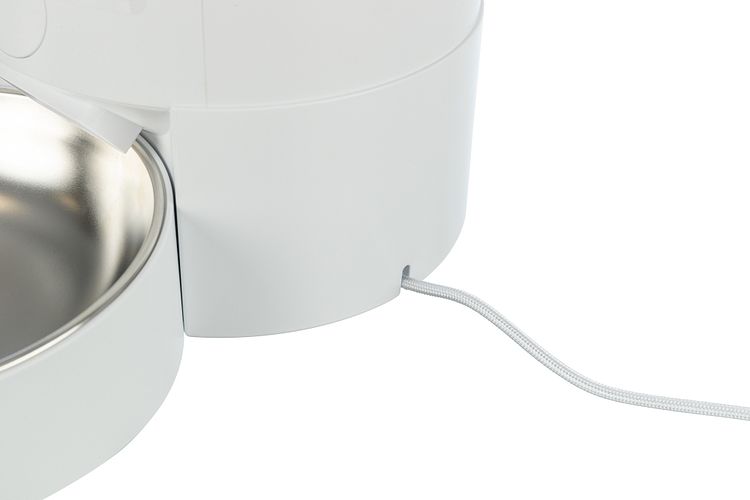 TRIXIE Futterautomat TX-S Smart 3.0L, 3 l/18 × 31 × 18 cm, weiß