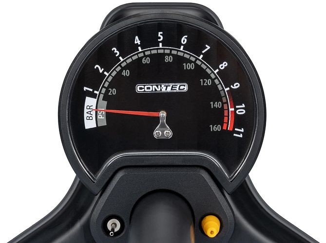 CONTEC Standpumpe Air Support Max schwarz/grün