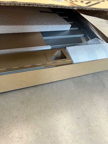 B-Ware Biohort Freizeitbox Metallbox 134 x 62 x 71 cm (Gr. 130) silber-metallic 