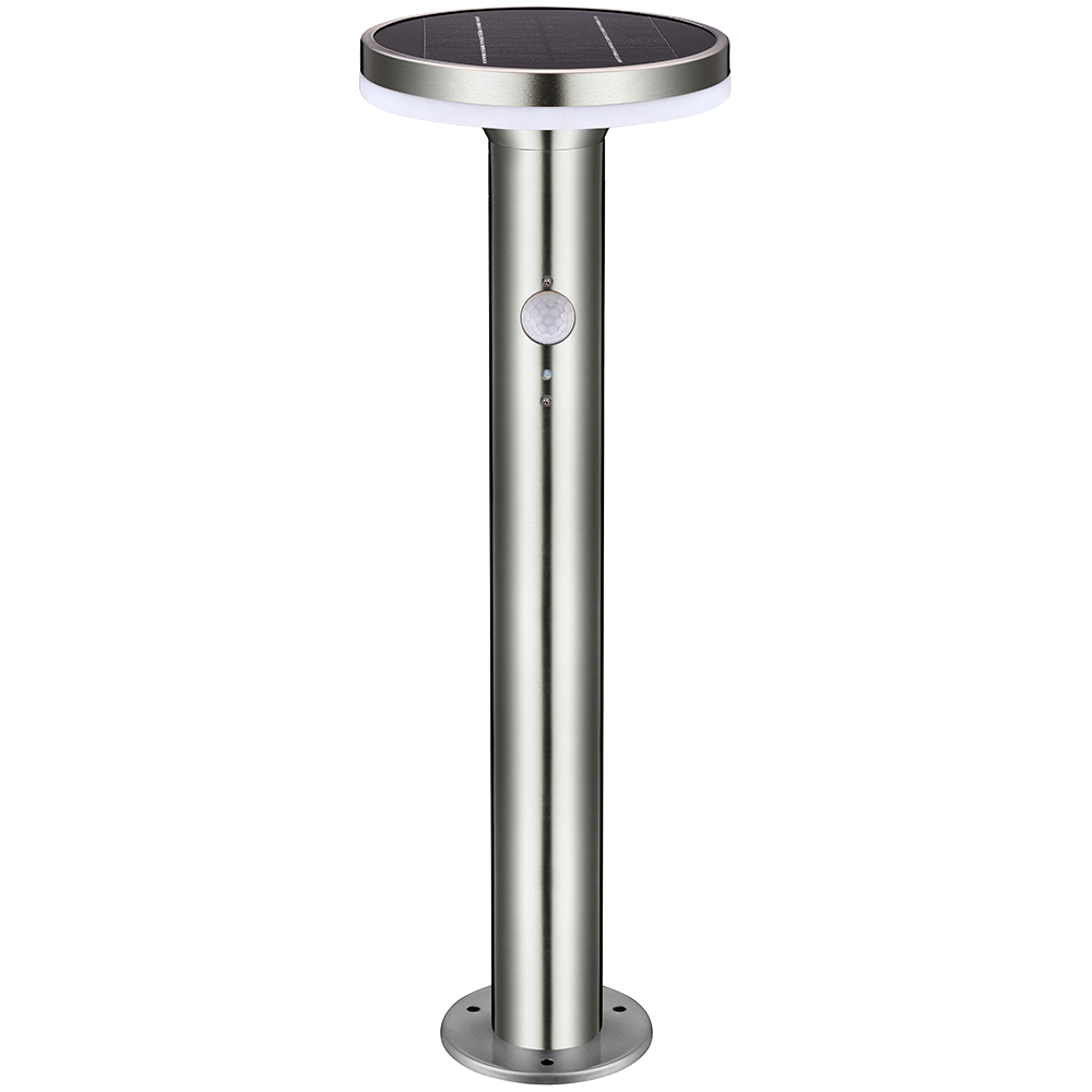 Shada Solar Wegeleuchte 45cm, Edelstahloptik, Bewegungssensor