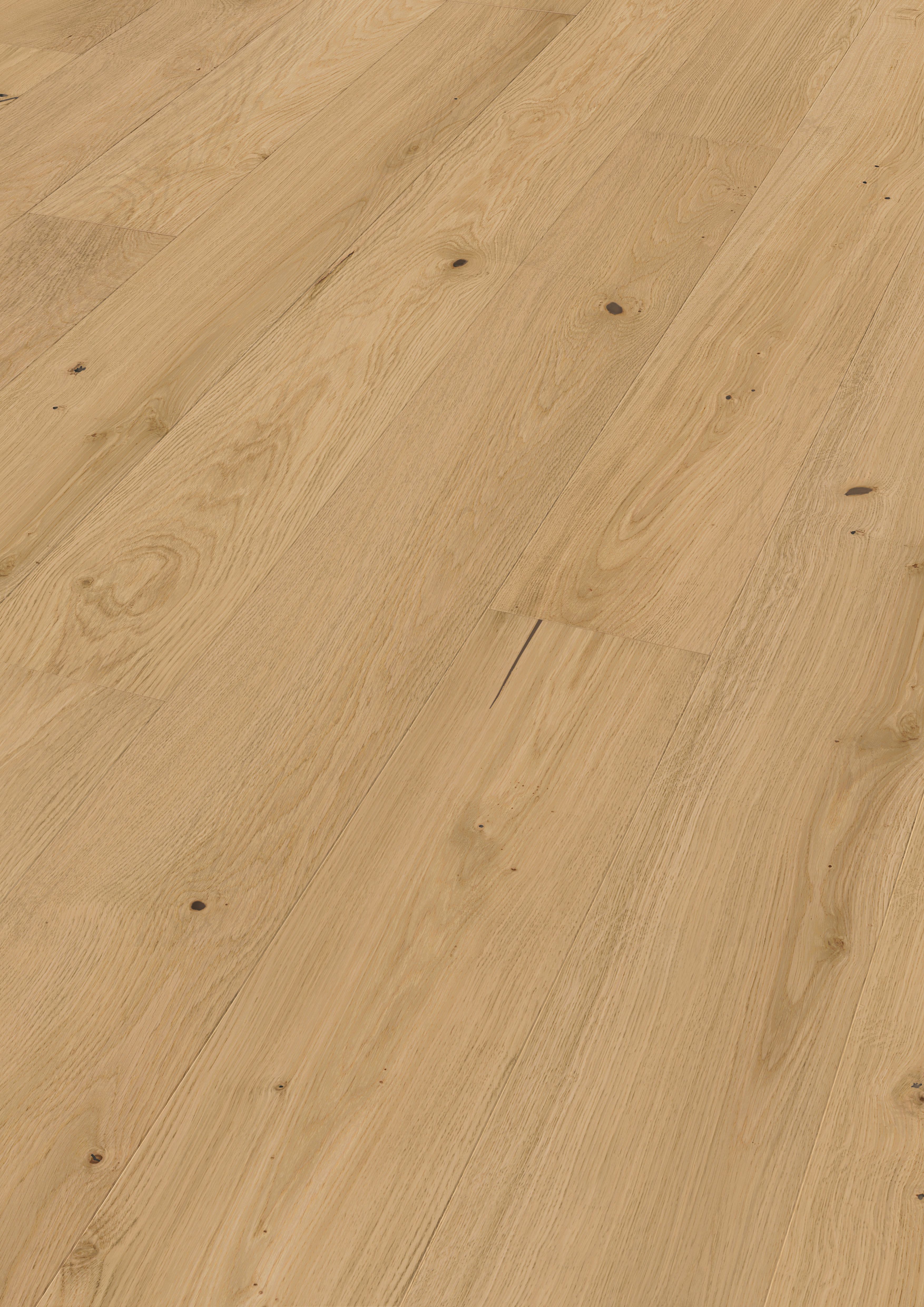 MEISTER Holzboden Natureflex HD 100 2200 x 210 x 8 mm 20015 Eiche lebhaft creme gebürstet ultramattlackiert