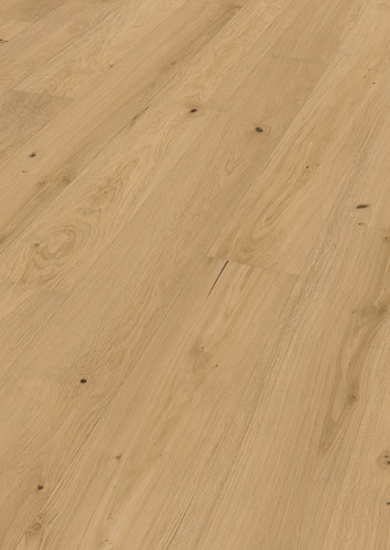 MEISTER Holzboden Natureflex HD 100 2200 x 210 x 8 mm 20015 Eiche lebhaft creme gebürstet ultramattlackiert