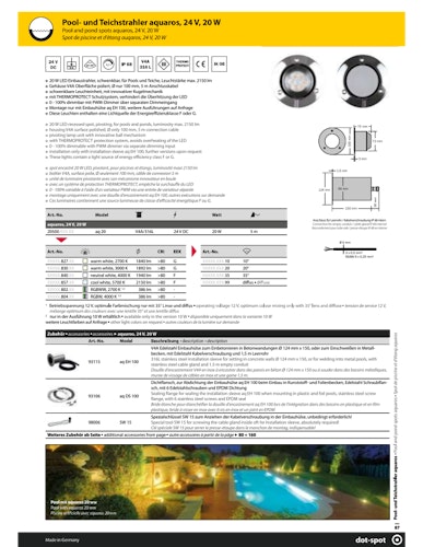 DotSpot aq 20; 24 V; 2700 K; 35°