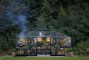 Juliana Gewächshaus Grand Oase anthrazit - 3 mm Sicherheitsglas - 25,6 m²