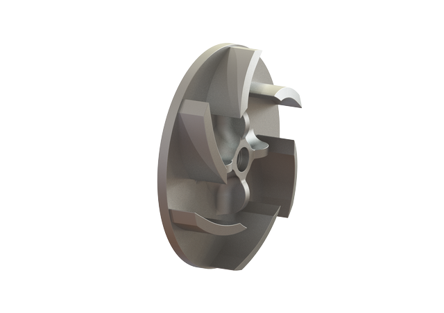 Kessel 917852 - Radiallaufrad mit Wirbler für 5,5 kW