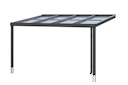 Vorschaubild Skan Holz Aluminium Terrassenüberdachung Modena Breite 434 cm mit Echtglas-Dach