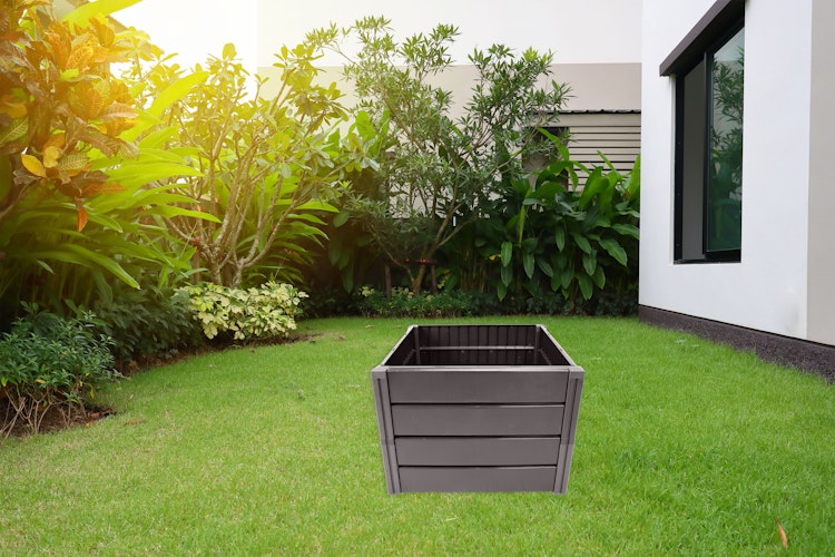 KHW Hochbeet Demeter Größe M - B 82 x T 82 x H 61 cm - 336 l
